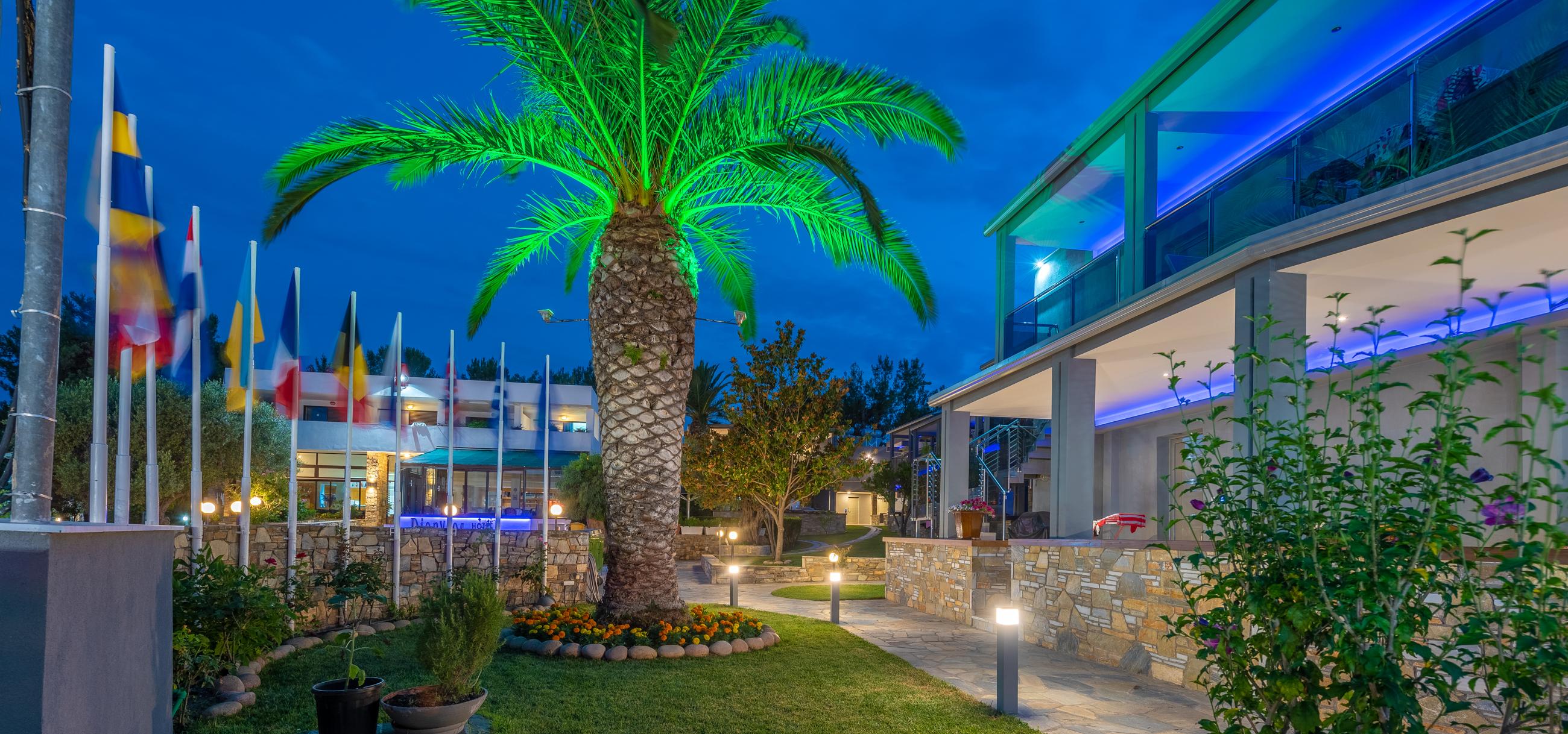 Dionysos Hotel & Suites Hanioti Esterno foto